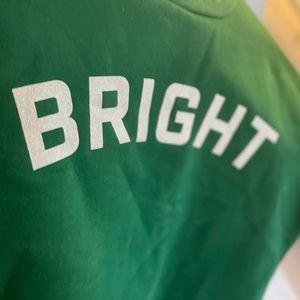 Beach Riot green “bright” holiday sweatshirt